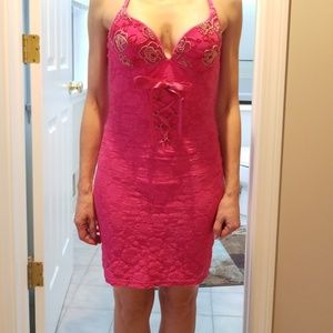 Sexy hot pink Corsette Dress from Miami Boutique